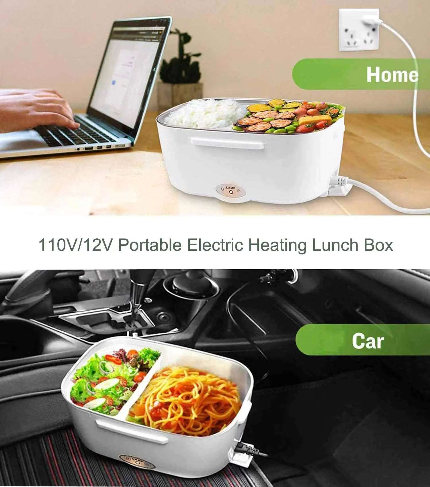 2-In-1 Electric Heating Lunch Box