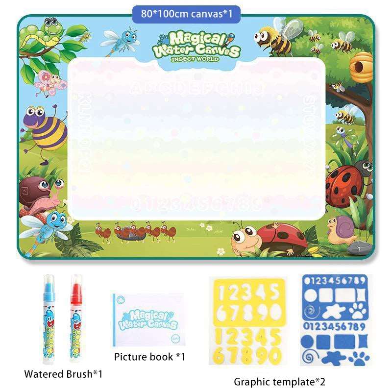 100x80CM Coloring Magic Water Drawing Mat