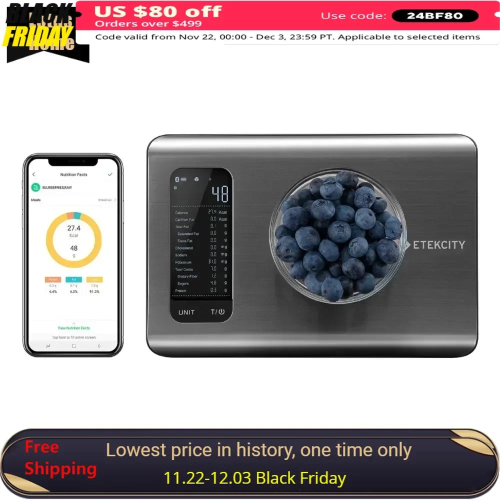 Smart Nutrition Food Scale - Shops Fab