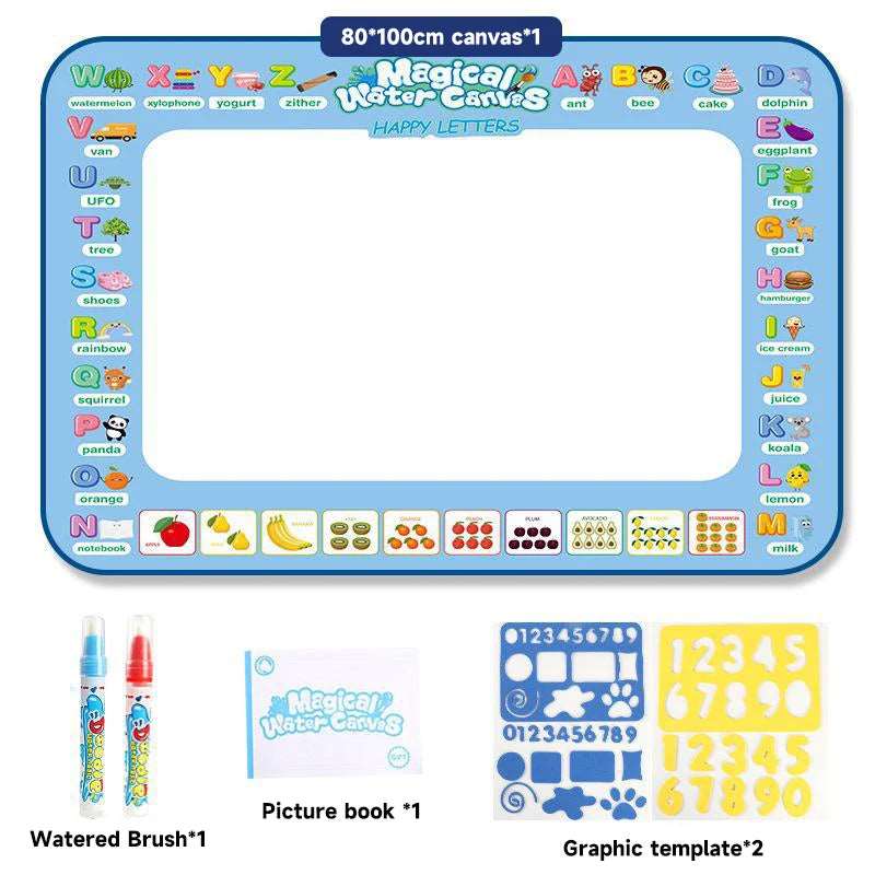 100x80CM Coloring Magic Water Drawing Mat