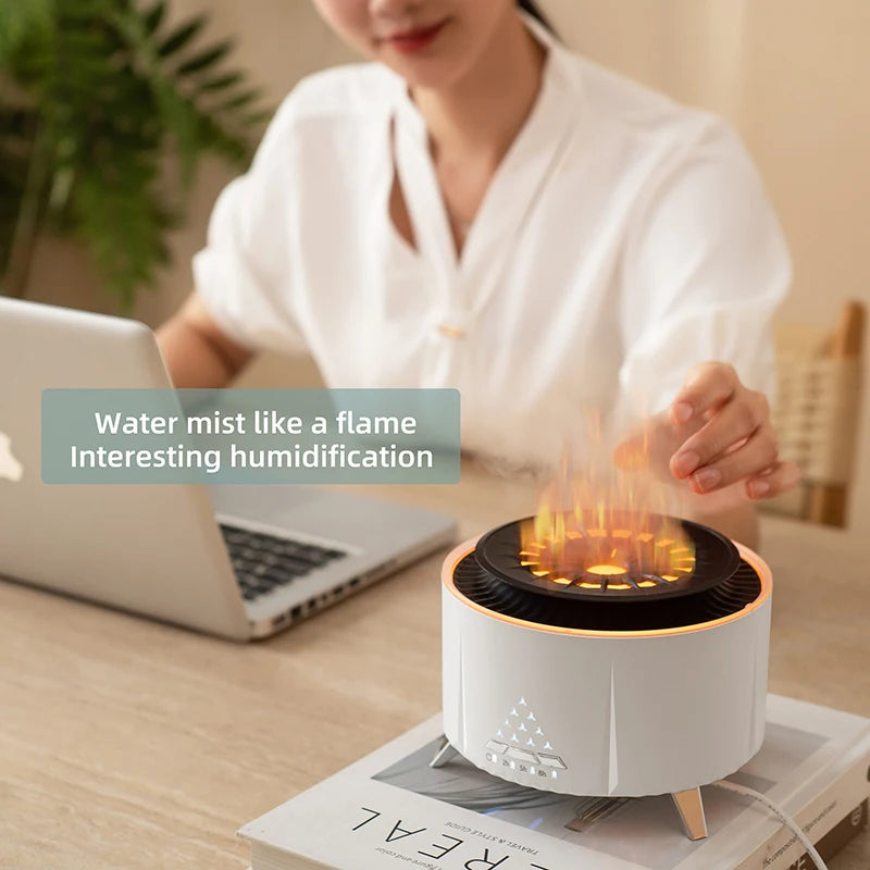 Essential Oil Flame Diffuser Humidifier - Shops Fab