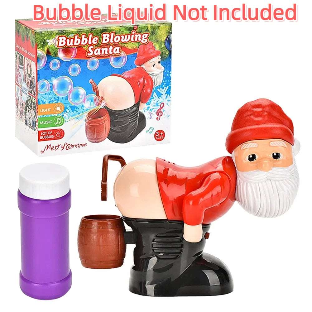 Santa Claus Bubble Machine with Music & Light Farting