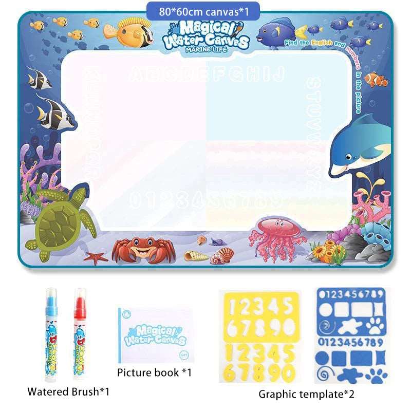 100x80CM Coloring Magic Water Drawing Mat