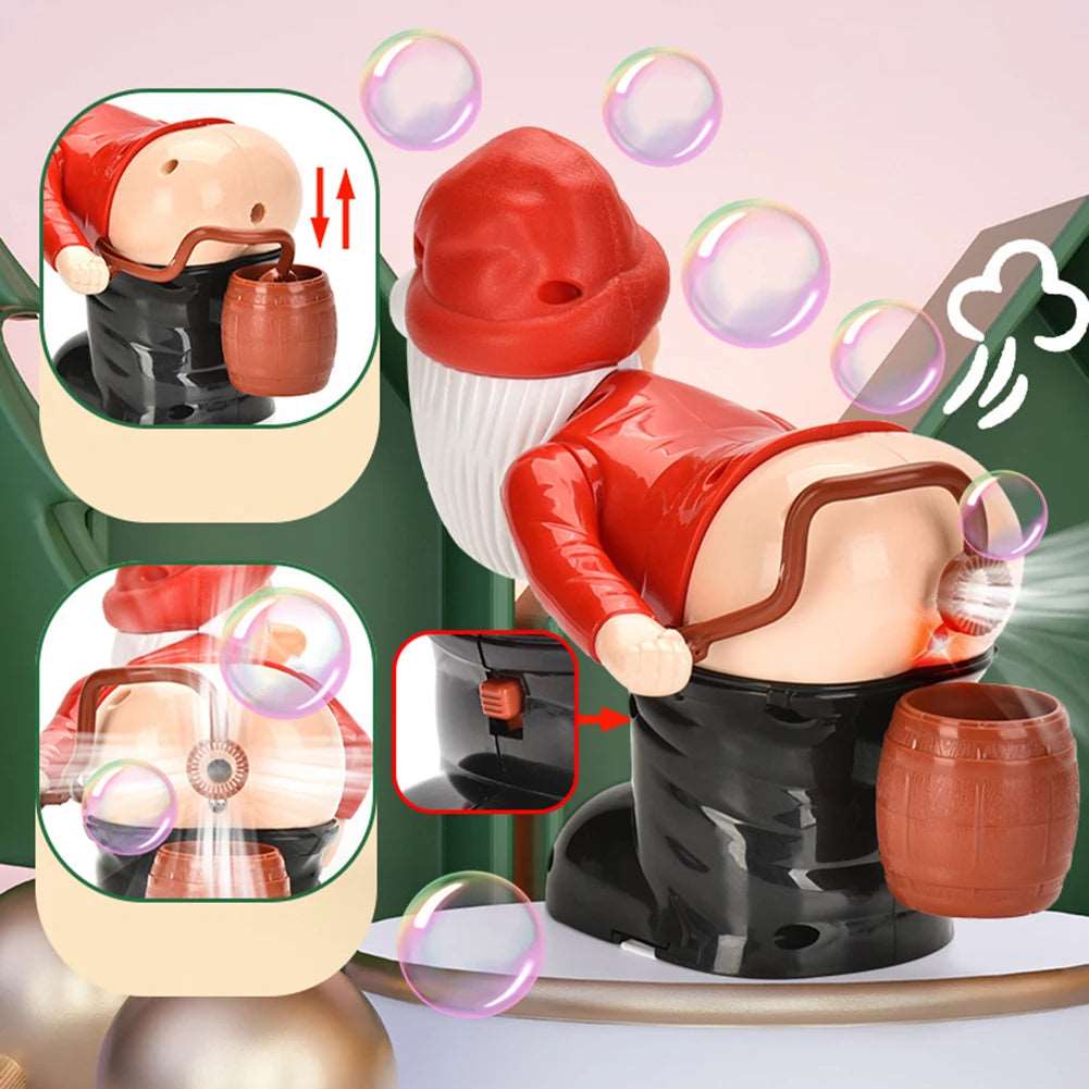 Santa Claus Bubble Machine with Music & Light Farting