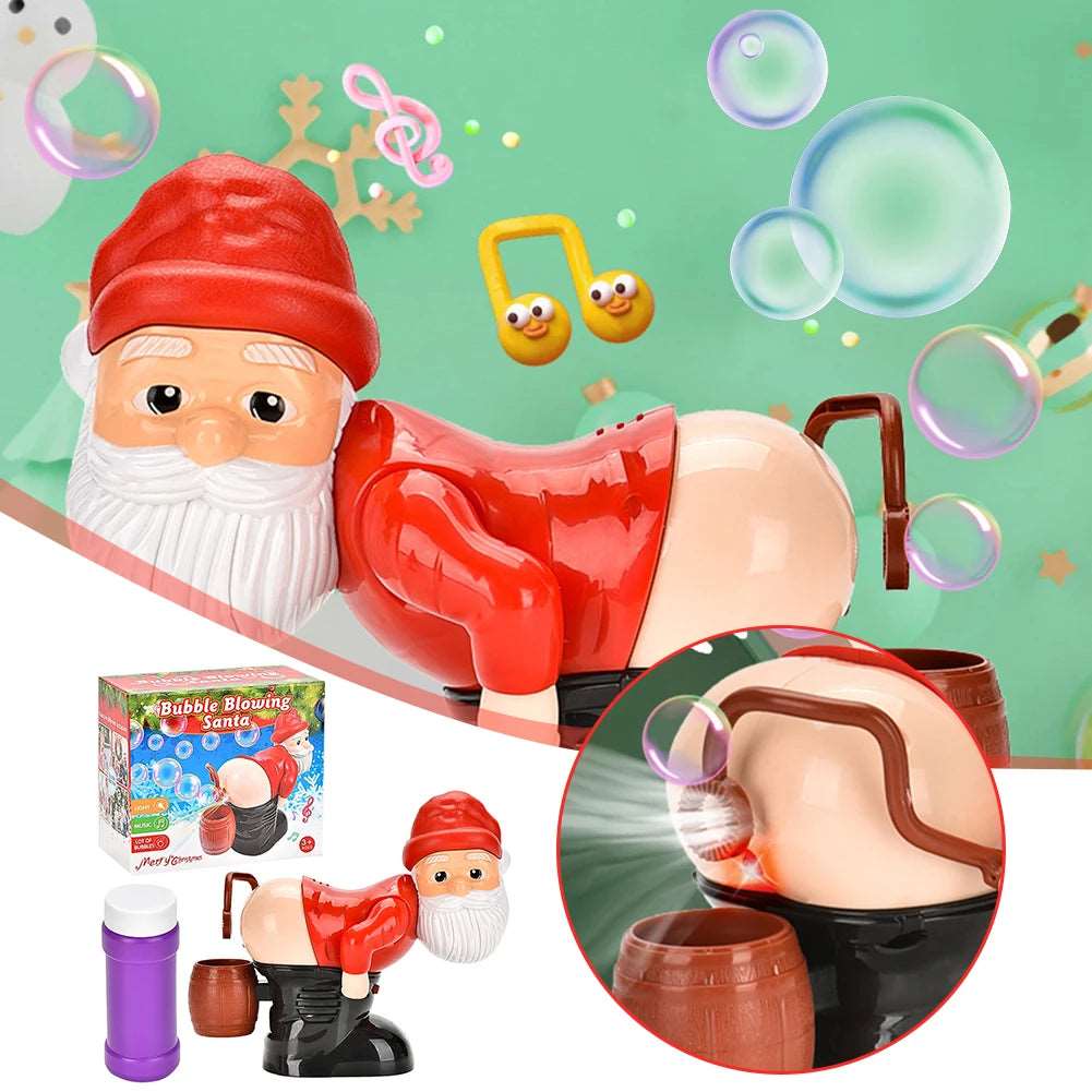 Santa Claus Bubble Machine with Music & Light Farting