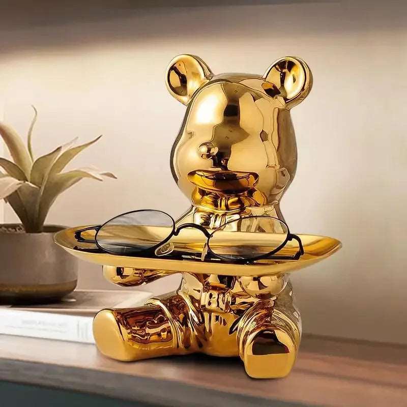 Key Storage Bear Tray Ornament