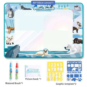 100x80CM Coloring Magic Water Drawing Mat