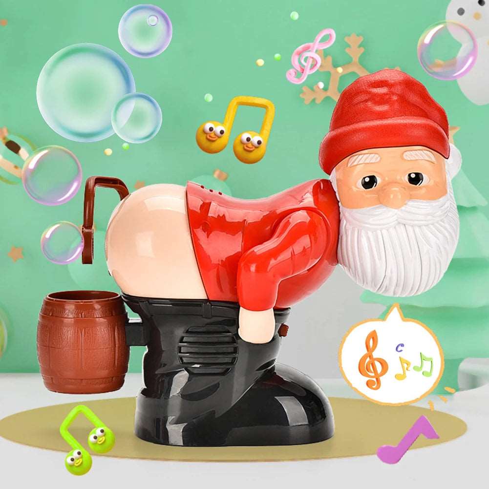 Santa Claus Bubble Machine with Music & Light Farting