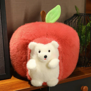 Hedgehog Toy With Apple Shaped House - Shops Fab