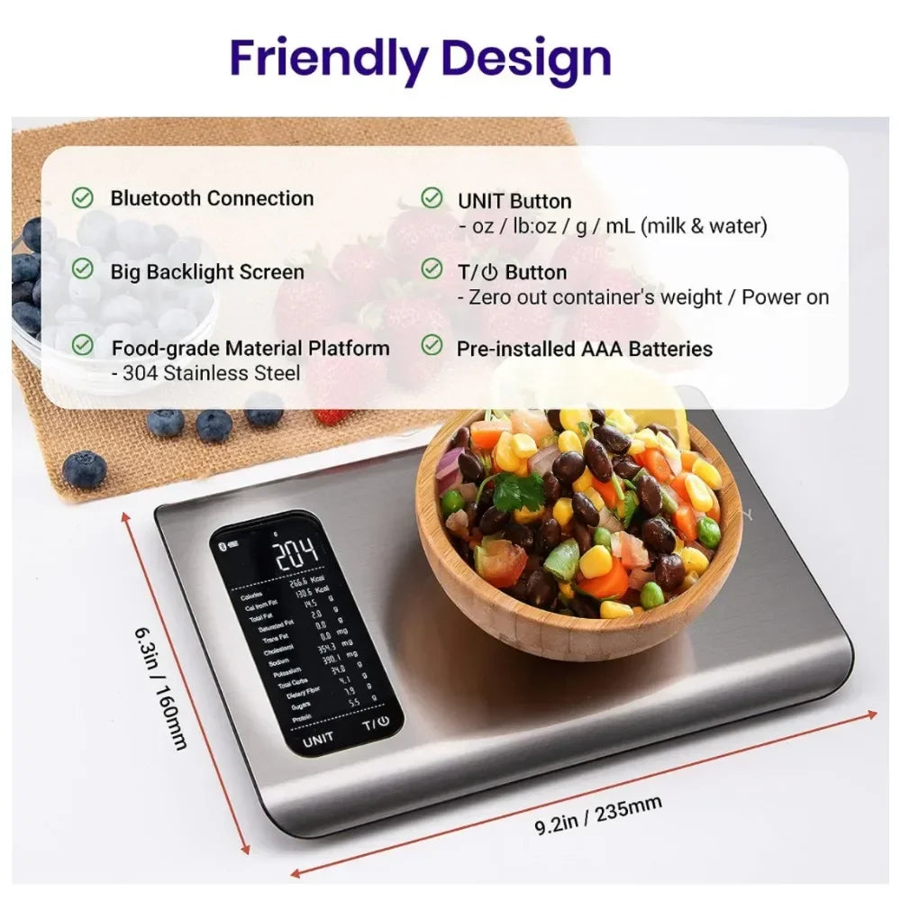 Smart Nutrition Food Scale - Shops Fab