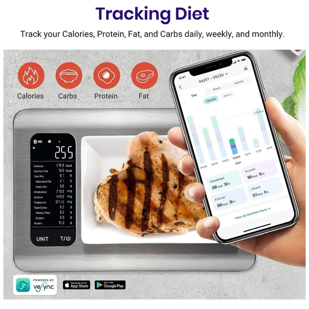 Smart Nutrition Food Scale - Shops Fab
