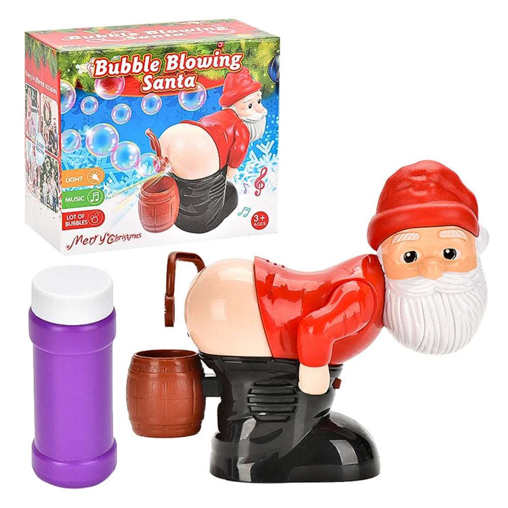 Santa Claus Bubble Machine with Music & Light Farting