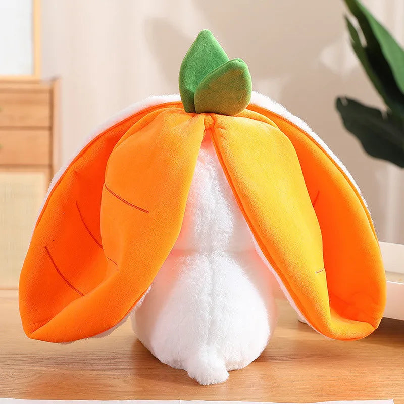 25cm Carrot Rabbit Plushie - Shops Fab