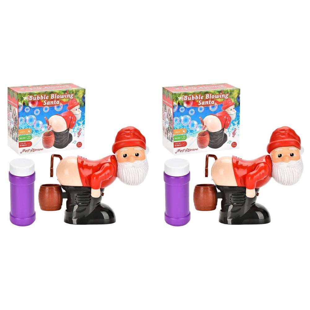 Santa Claus Bubble Machine with Music & Light Farting