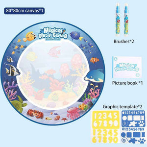 100x80CM Coloring Magic Water Drawing Mat