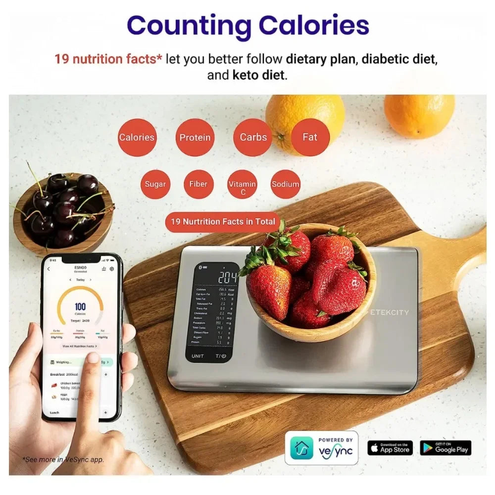 Smart Nutrition Food Scale - Shops Fab