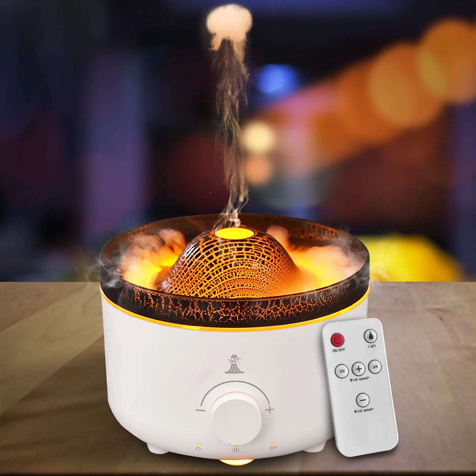 Essential Oil Flame Diffuser Humidifier