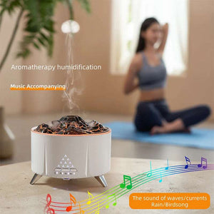 Essential Oil Flame Diffuser Humidifier